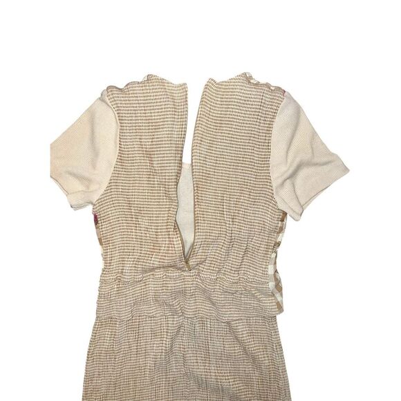 Vintage Helene Blake Floral Dress With‎ Attached Vest 90s Size 9/10 Flattering - Picture 4 of 5